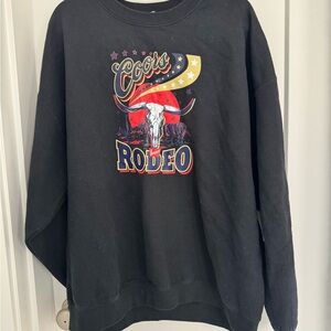 Coors Rodeo Black gildan sweatshirt women’s size 2xl